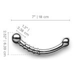 Stalowe dildo - le Wand Stainless Steel Bow - obrazek 6